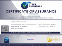 IDS Cyber Essential Certificate